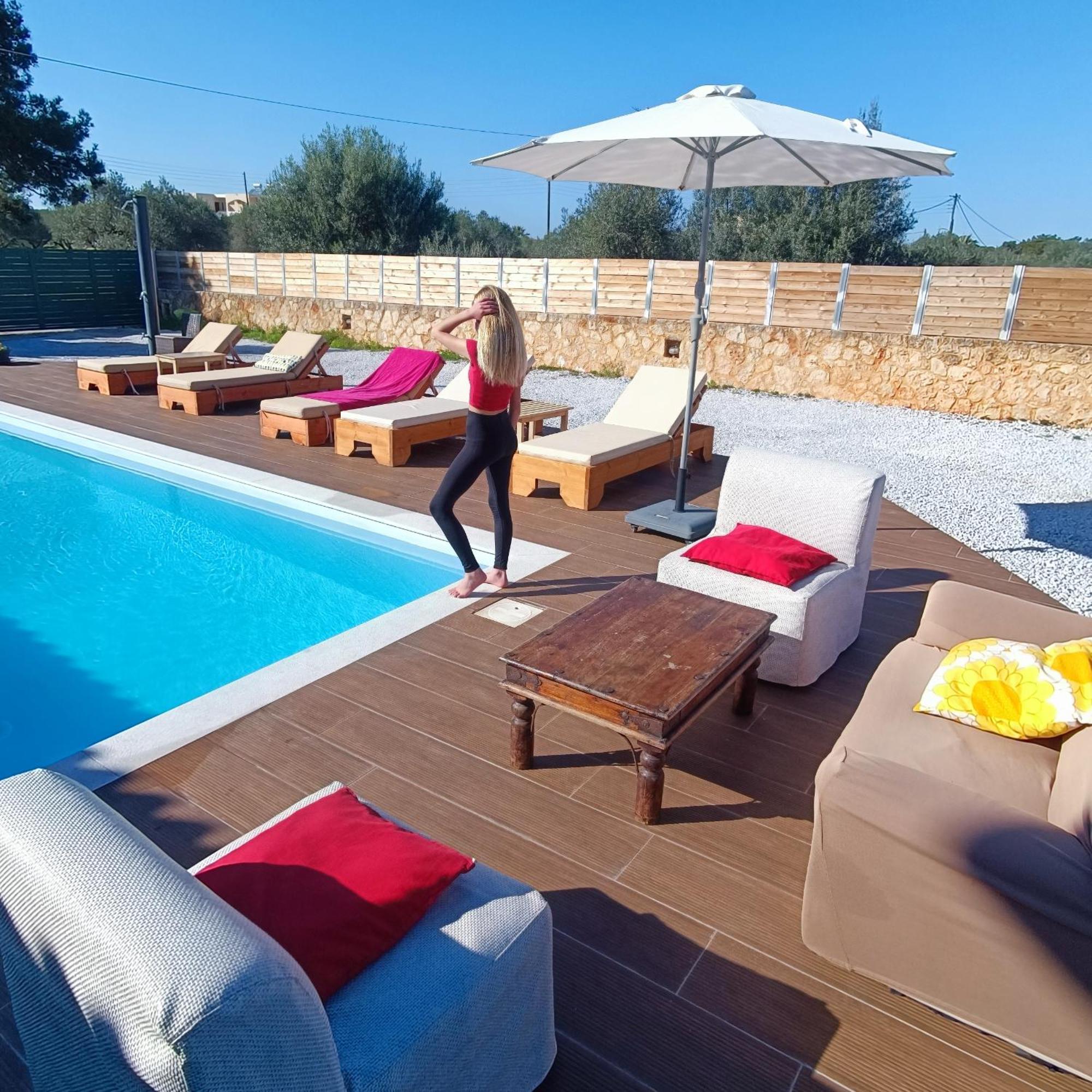 Drosoula Villa 3Bdr Private Swimming Pool 克拉法吉亚 外观 照片